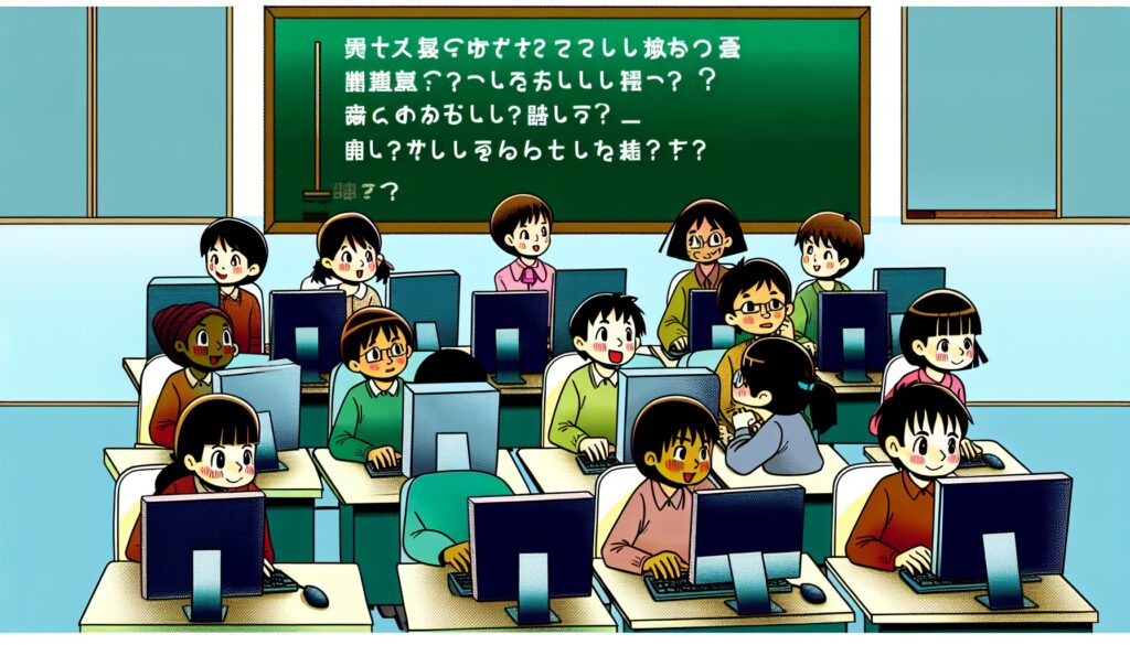 Scratchの学習風景