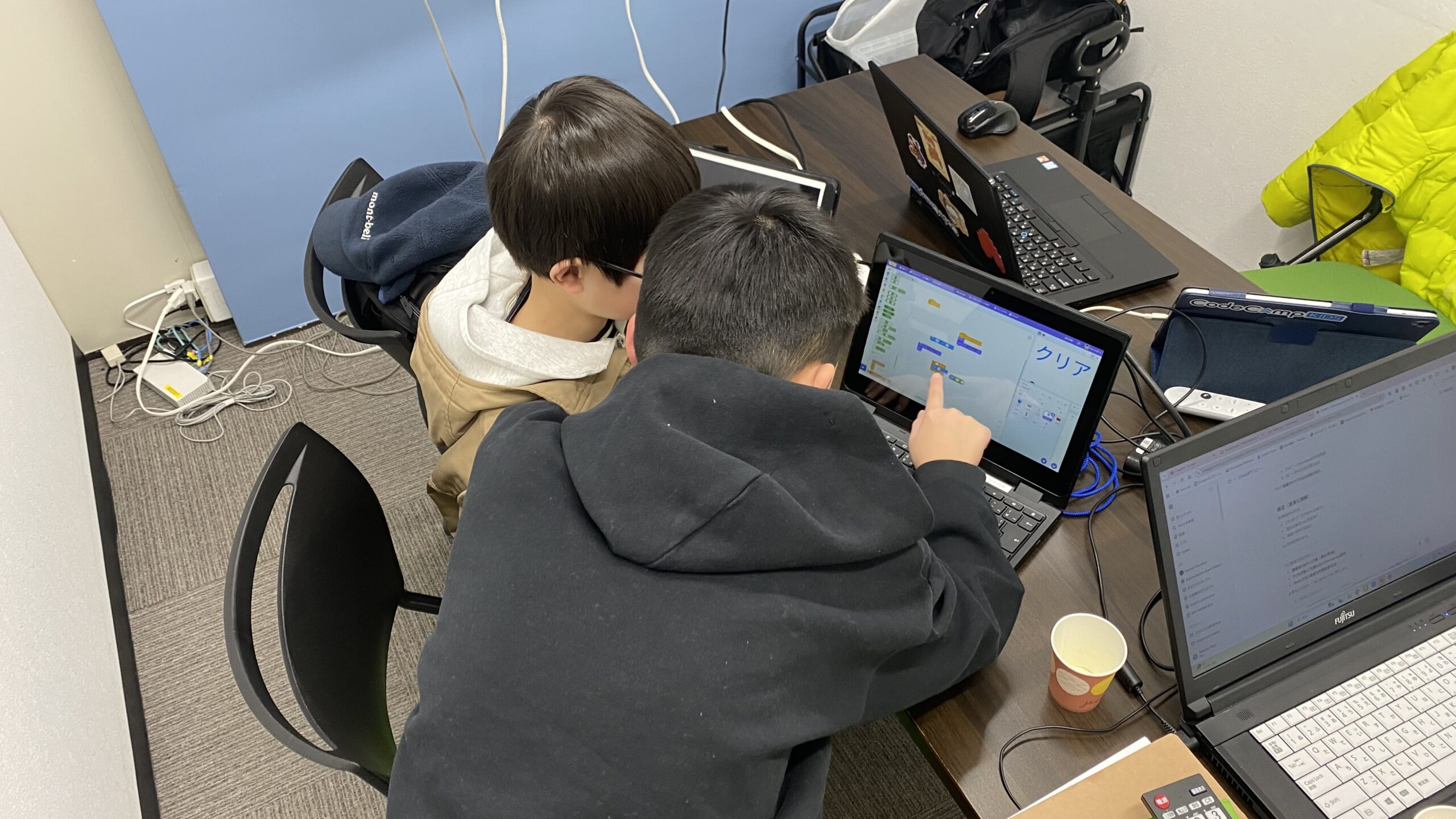 Scratch-Studio仙台青葉のプログラミング学習風景
